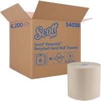 Essential 100% Recycled Brown Hard Roll Towels, 1 Ply, Standard, 700' L JO169 | Action Paper