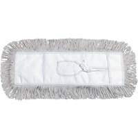 Dust Mop, Tie-On Style, Cotton, 48" L x 5" W Action Paper