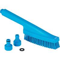 Waterfed Hand Brush, Stiff Bristles, 13" Long, Blue Action Paper