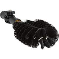 Drain Cleaning Brush, Stiff Bristles, 11" Long, Black Action Paper