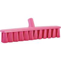 UST Soft Push Broom, Fine Bristles, 15-1/4", Polyester, Pink Action Paper