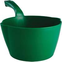 Round Bowl Scoop, Plastic, Green, 64 oz. Action Paper