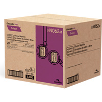 Pro Select&reg; 1/8 Fold Dinner Napkin, 2 Ply, 15" x 16" Action Paper