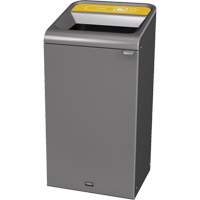 Conteneur pour d&eacute;chets de bidon Configure, Vrac/Bord de rue/De bureau, Acier, 23 gal. US Action Paper