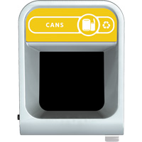 Conteneur pour d&eacute;chets de bidon Configure, Vrac/Bord de rue/De bureau, Acier, 23 gal. US Action Paper