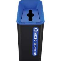 Sustain Mixed Recycling Container, Bulk, Plastic, 15 US gal. Action Paper
