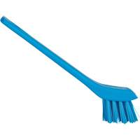 Brush with Scraping Edge, Stiff Bristles, 6" Long, Blue Action Paper