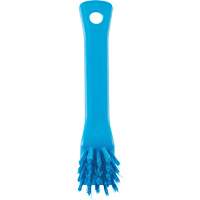 Brush with Scraping Edge, Stiff Bristles, 6" Long, Blue Action Paper