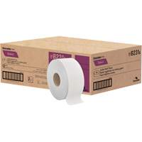 Pro Select&reg; Toilet Paper, Jumbo Roll, 2 Ply, 750' Length, White Action Paper