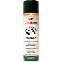 Aerochem CS-Food Anti-Friction Grease, Aerosol Can Action Paper