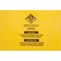 Doublures pour d&eacute;chets dangereux, Amiante, 40" lo x 26" la, 3 mils Action Paper