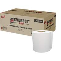 White Paper Towels, 1 Ply, Centre Pull Action Paper