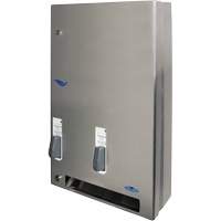 Push Button Free Feminine Product Dispenser Action Paper