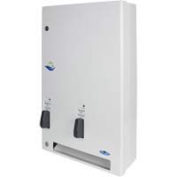 Push Button Free Feminine Product Dispenser Action Paper