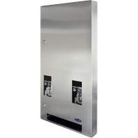 Recessed Double Napkin & Tampon Vendor Action Paper