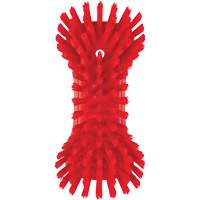 Hand Brush, Extra Stiff Bristles, 9-1/10" Long, Red JQ127 | Action Paper