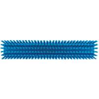 Push Broom Head, Fine/Stiff Bristles, 16-1/2", Polyester/Polypropylene, Blue Action Paper