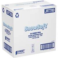 Snowsoft Deluxe Bathroom Tissue, Jumbo Roll, 2 Ply, White Action Paper