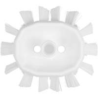 Brosse UST pour cuves, Soies Ferme, Longueur de 7-1/2", Blanc Action Paper