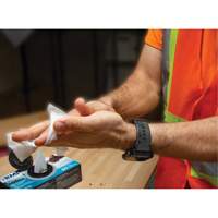 Individually Wrapped Cleaning Wipes, 12 Wipes, 8" x 9-1/2" Action Paper