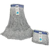 Candy-Striped Mop Head, Floor Finishing, Synthetic, Loop Style Action Paper