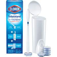 Disinfecting ToiletWand Disposable Cleaner 3-in-1 Starter Kit Action Paper