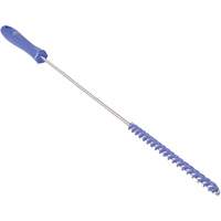 Tube Brush, Stiff Bristles, 19-7/10" Long, Purple Action Paper