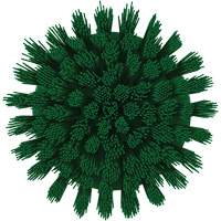 HyDrive Round Drill Brush, Extra Stiff Bristles, 3-1/10" Long, Green Action Paper