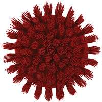 HyDrive Round Drill Brush, Extra Stiff Bristles, 3-1/10" Long, Red Action Paper