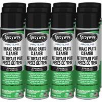 Pro Line Brake Parts Cleaner with Ultra Low VOC, Aerosol Can Action Paper