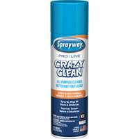 Nettoyant tout usage Pro Line Crazy Clean, 19 oz., Canette a&eacute;rosol Action Paper