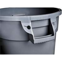 Contenant gris Titan pour d&eacute;chets, Plastique, 20 gal. US Action Paper
