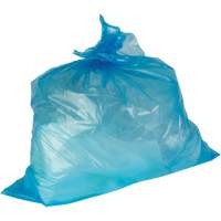 Sacs &agrave; d&eacute;chets de calibre industriel, Fort, 26" la x 36" lo, 0,9 mils, Bleu, Capacit&eacute; 45 L (12 gal.) Action Paper