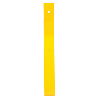 Poteau de garde-corps, Acier, 10-3/4" lo x 24" h, Jaune Action Paper