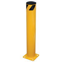 Butoir de s&eacute;curit&eacute;, Acier, 36" h x 5,5" la, Jaune Action Paper