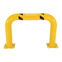 Garde-corps &agrave; profil &eacute;lev&eacute; pour machines, 3' la x 2' h, Jaune Action Paper