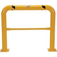High Profile Machinery Guards, 4' W x 3.5' H, Yellow Action Paper