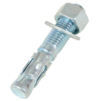 Wedge Bolt Anchor, Zinc Plated, 3/4" x 4-1/4" Action Paper