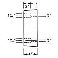 Molded Rubber Dock Guards, Rubber, 13" W x 4" D x 12" H Action Paper