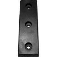 Molded Rubber Dock Guards, Rubber, 30" W x 4" D x 10" H Action Paper