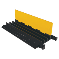 Yellow Jacket&reg; Heavy Duty Cable Protector, 3 Channels, 36" L x 18.5" W x 2.875" H Action Paper