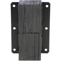 Laminated Dock Bumper, Vertical, Rubber, 13-1/4" W x 4-1/2" D x 20" H Action Paper