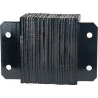 Laminated Dock Bumpers, Horizontal, Rubber, 12" W x 6" D x 10" H Action Paper