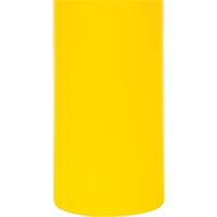 Polyethylene Bollard Cover, 4-1/2" Dia. x 64" L, Red/Yellow Action Paper