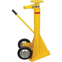 100,000 lbs. Static Capacity Ratchet Trailer Jack, 20 tons Lift Capacity Action Paper