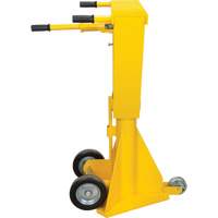 100,000 lbs. Static Capacity Ratchet Beam Trailer Jack, 20 tons Lift Capacity Action Paper