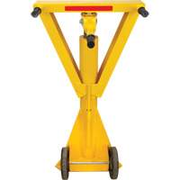 100,000 lbs. Static Capacity Ratchet Beam Trailer Jack, 20 tons Lift Capacity Action Paper