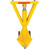 100,000 lbs. Static Capacity Ratchet Beam Trailer Jack, 20 tons Lift Capacity Action Paper