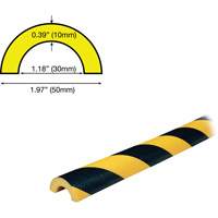 R30 Profile 5M Pipe Protection Bumper Guard, 2' Long Action Paper