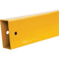 Lift-Out Guard Rail, Steel, 3' L x 4" H, Safety Yellow Action Paper
